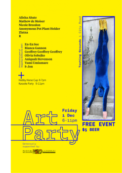 Art Party invitation